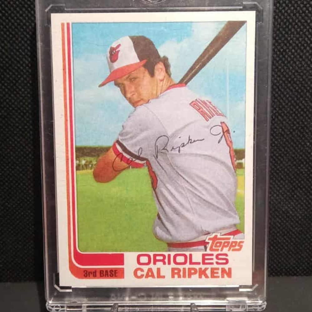1982 topps  CAL RIPKEN JR. Orioles Baseball Hall of Fame RP**Rookie  card